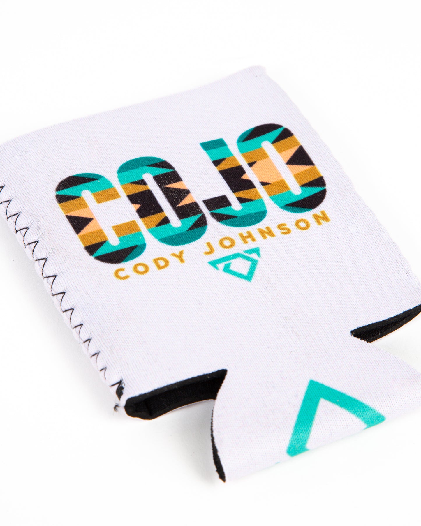 White Aztec Koozie