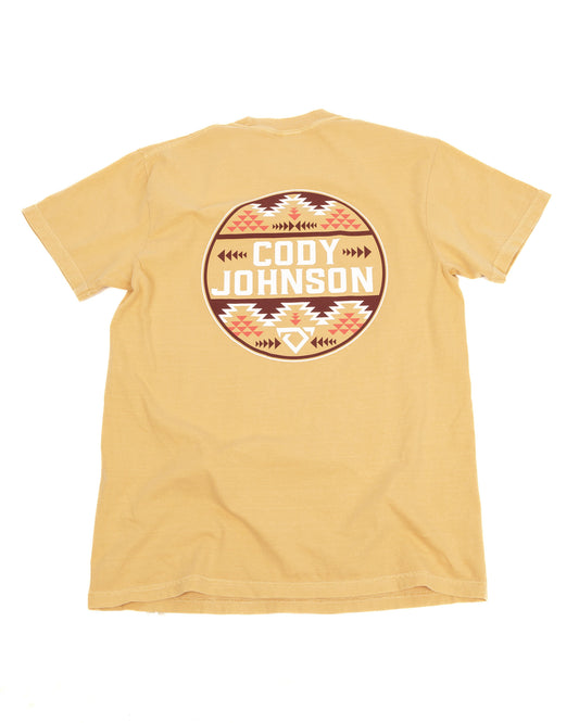 Yellow Aztec Tee
