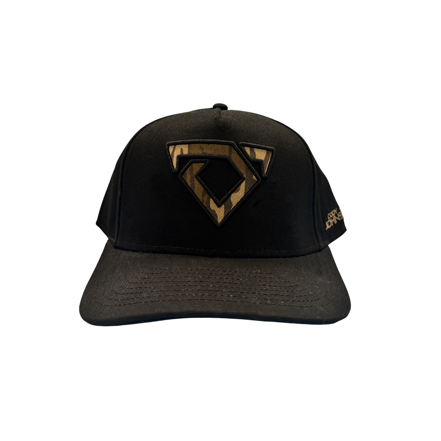 Embroidered Camo Bull Logo Hat
