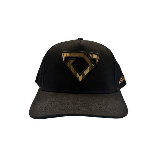 Embroidered Camo Bull Logo Hat