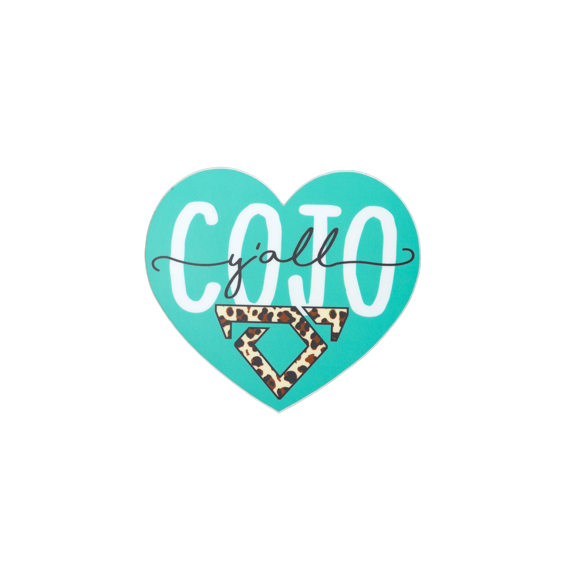 Teal heart-shaped logo with 'COJO' and 'y'all' text on a white background Cody Jonson