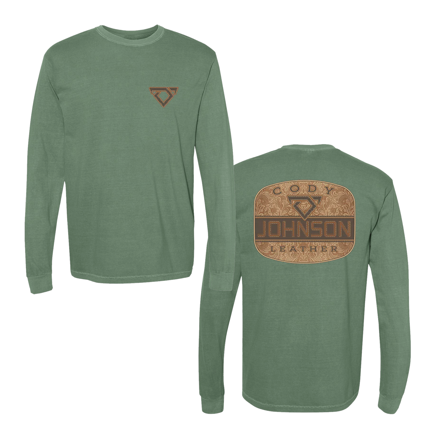 Leather Patch Long Sleeve