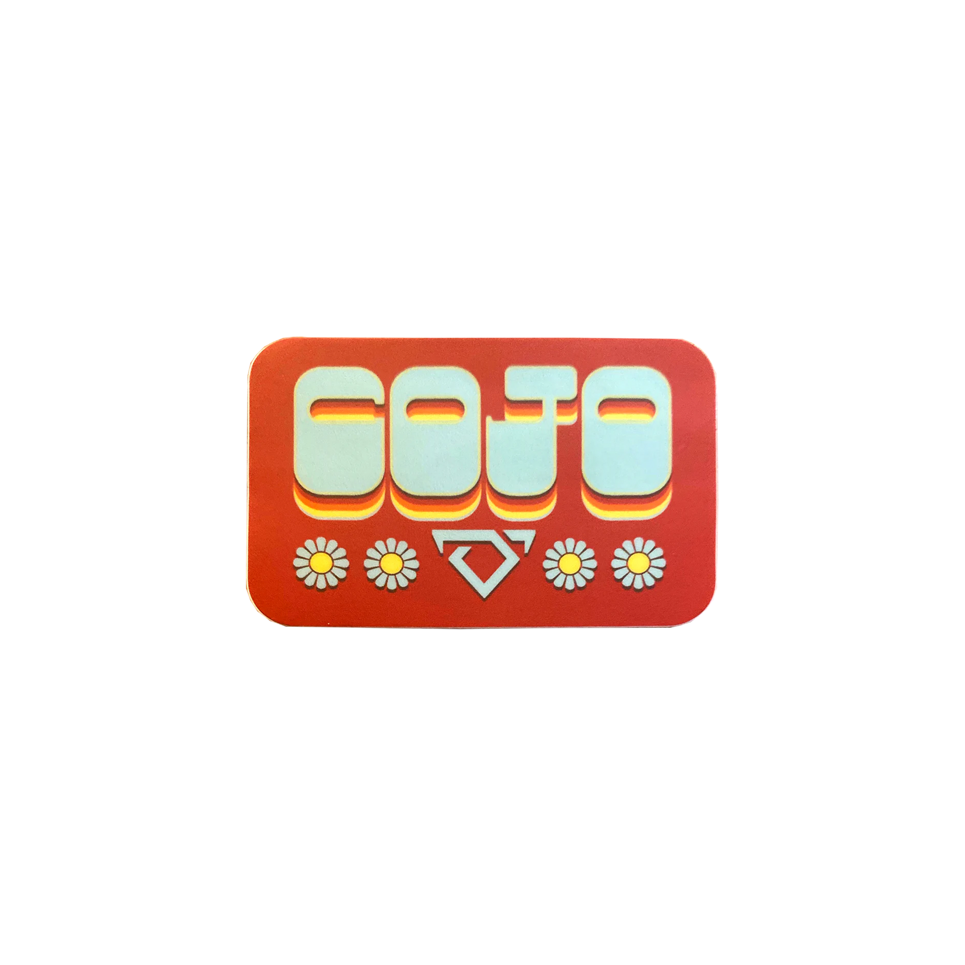 Rectangular sticker with 'COJO' branding on a white background Cody Johnson