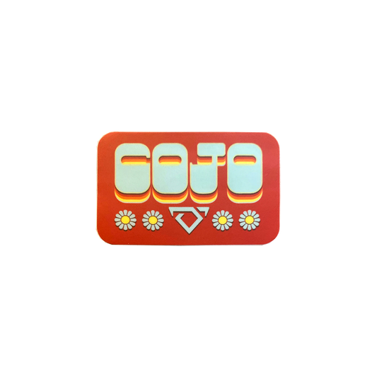 Rectangular sticker with 'COJO' branding on a white background Cody Johnson