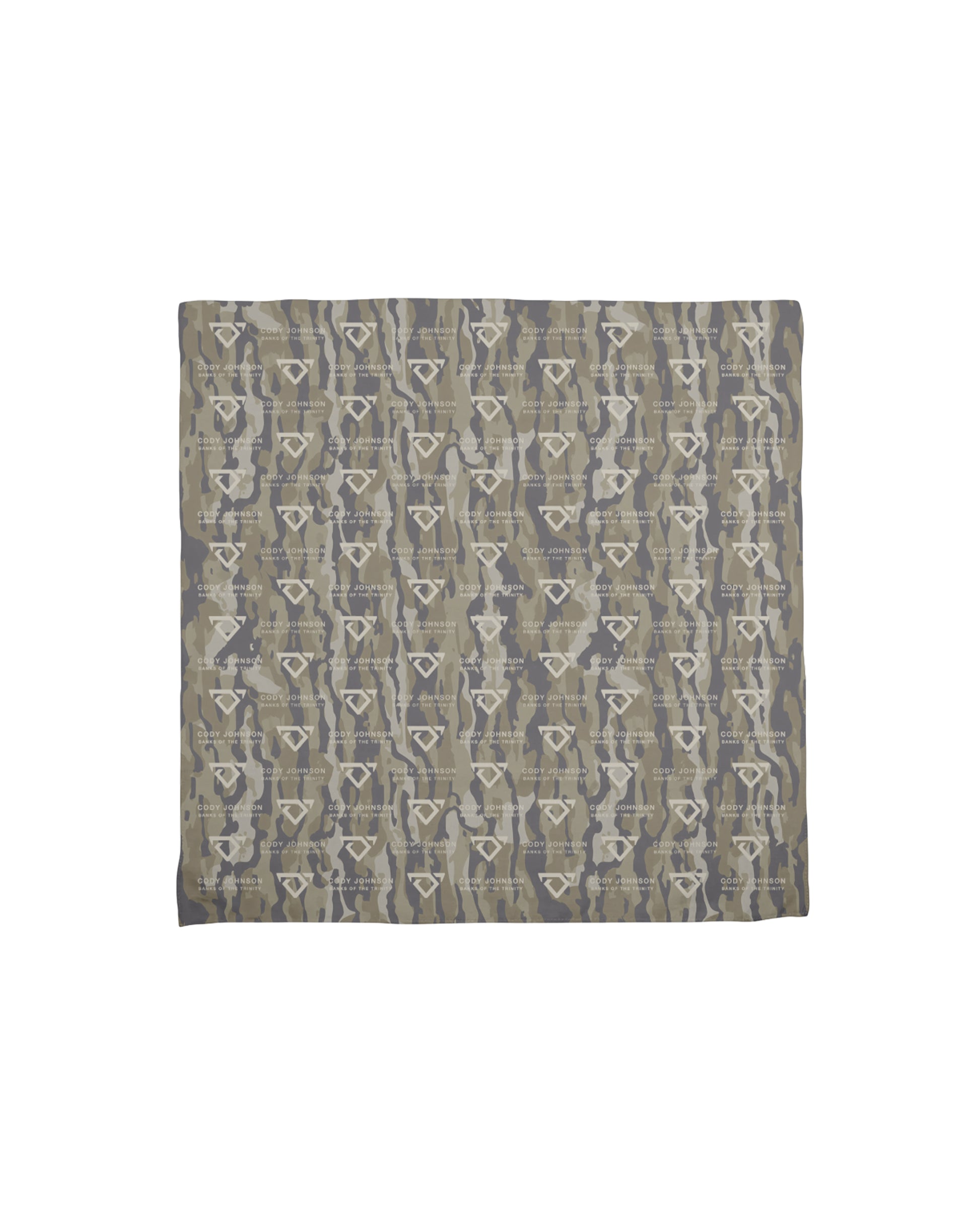 Textile with geometric pattern on a white background