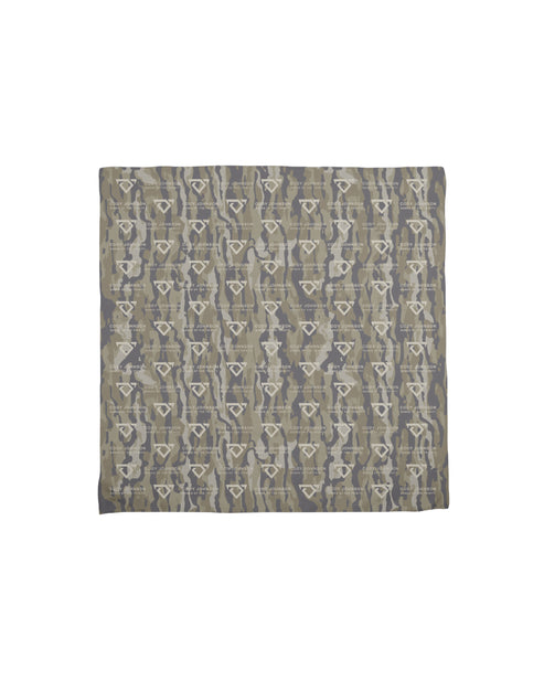 Textile with geometric pattern on a white background