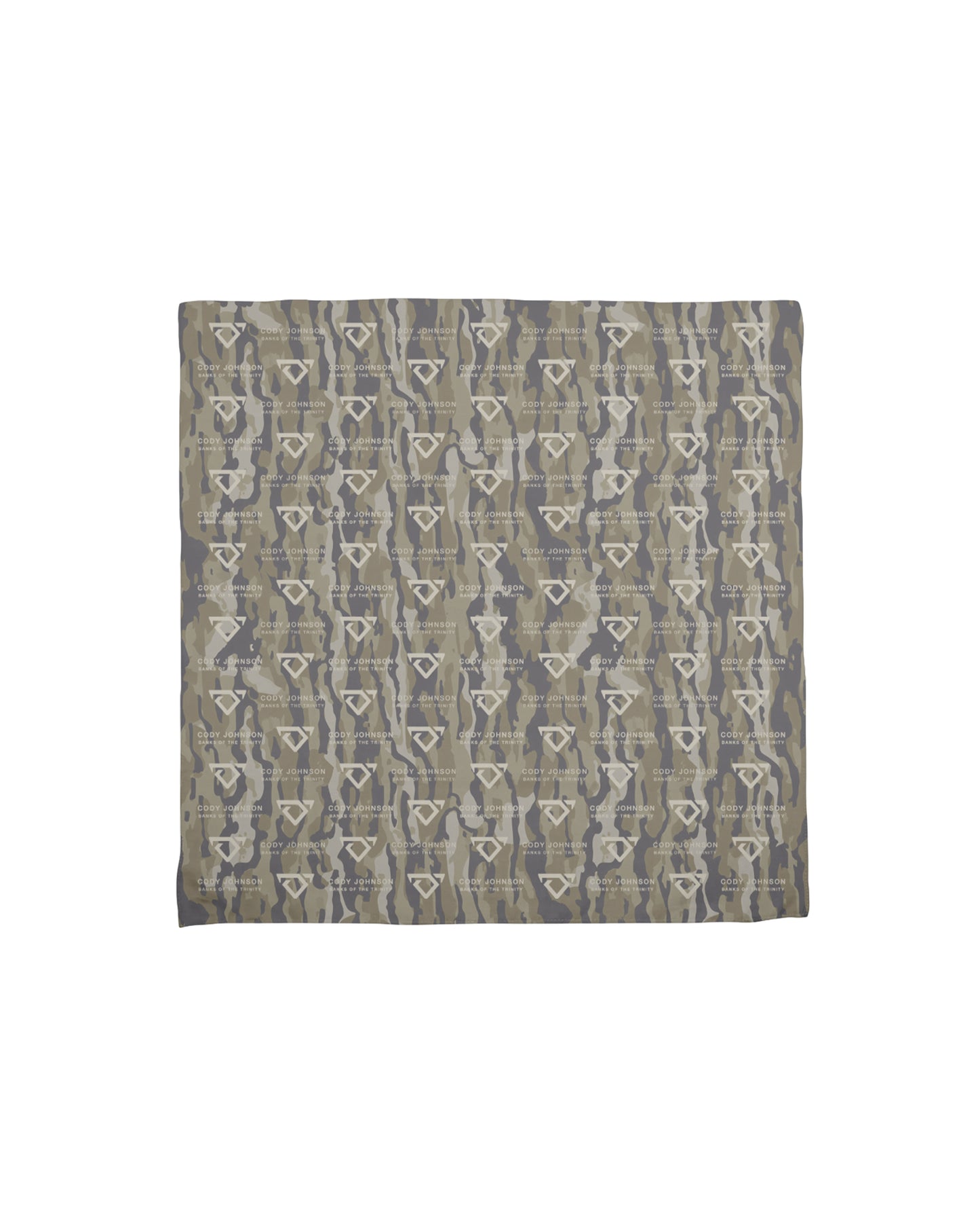 Textile with geometric pattern on a white background