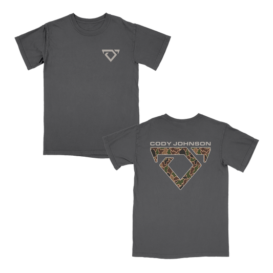 Grey Camo Logo Tee