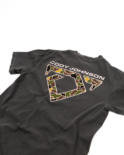 Grey Camo Logo Tee