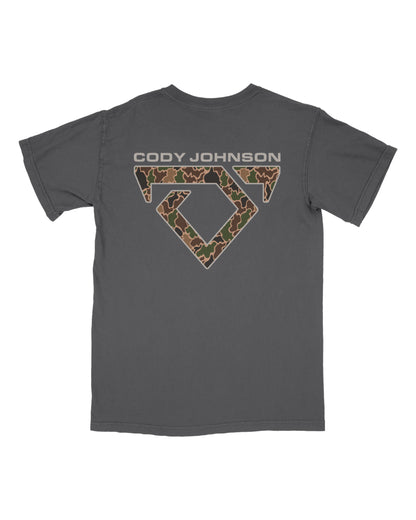 Grey Camo Logo Tee