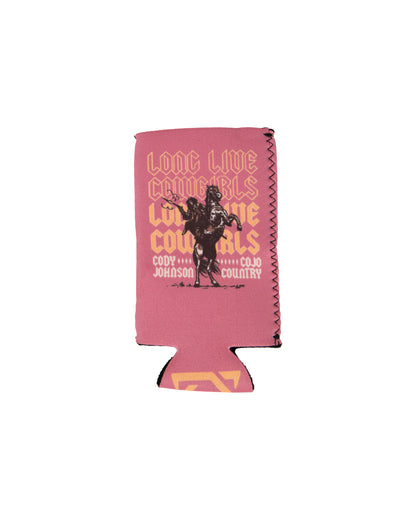 Long Live Cowgirls Slim Koozie