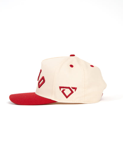 Embroidered Crimson COJO Hat