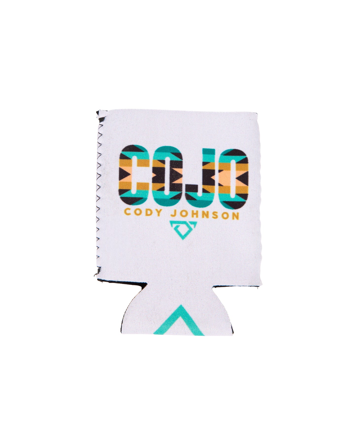 White Aztec Koozie