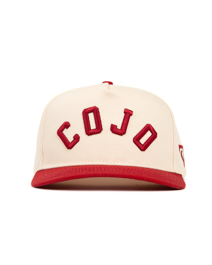 Embroidered Crimson COJO Hat