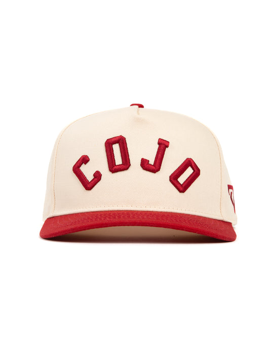 Embroidered Crimson COJO Hat