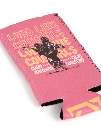 Long Live Cowgirls Slim Koozie