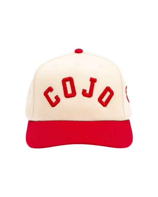 Embroidered Red COJO Hat