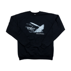 Black sweatshirt with a stage graphic design on a white background Dear Rodeo Cody Johnson COJO
