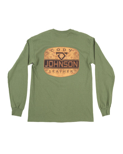 Leather Patch Long Sleeve