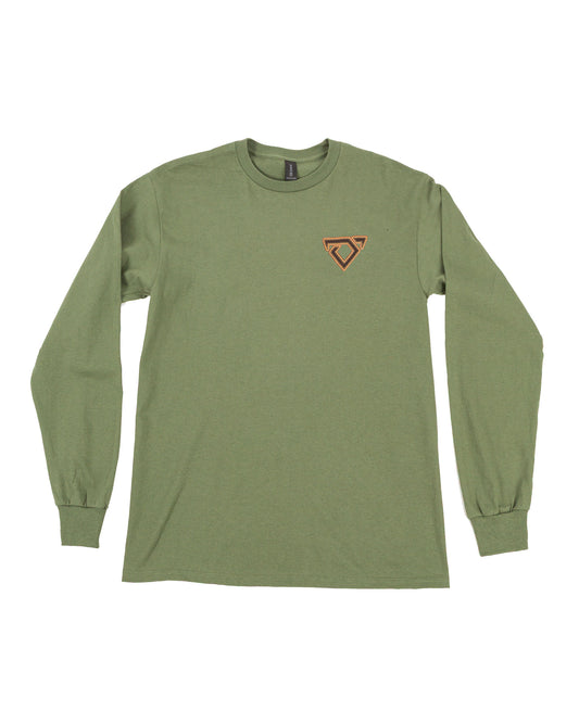 Leather Patch Long Sleeve