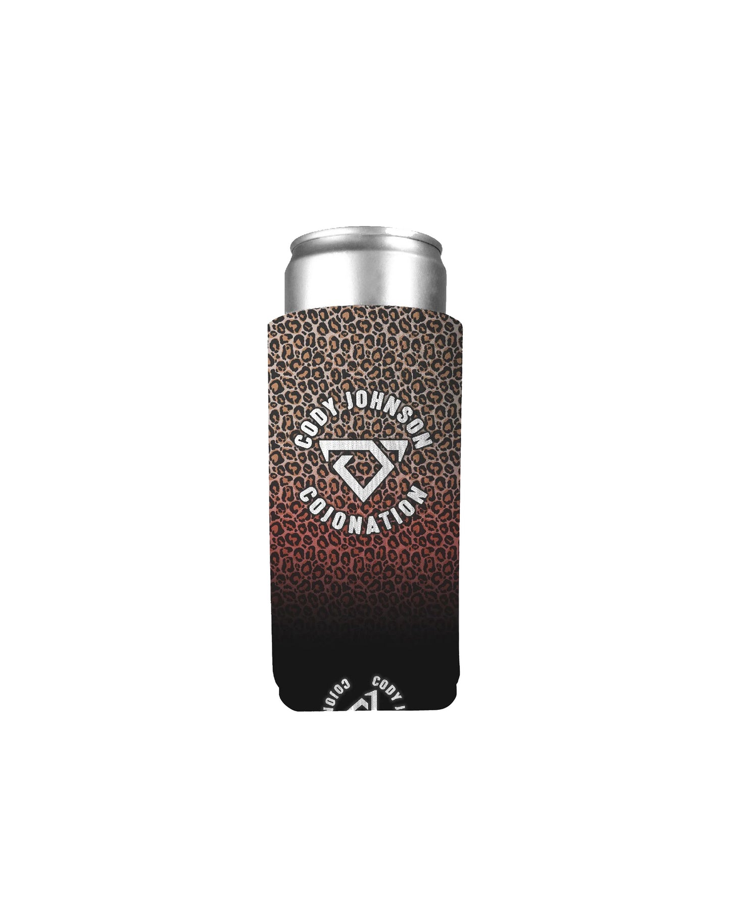 Slim Leopard Koozie